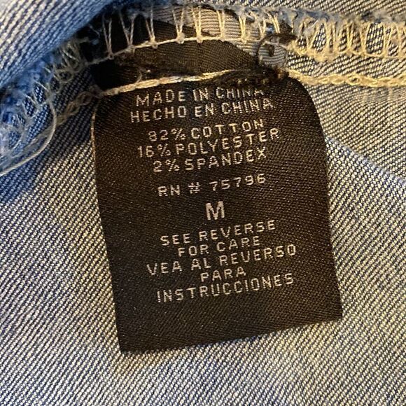 Waimea Men’s Denim Graffiti Truckers Jacket Size Medium - Picture 5 of 8